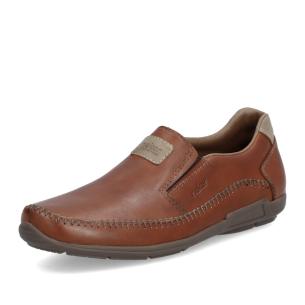 Pánské mokasíny RIEKER 09053-24 hnědá S6