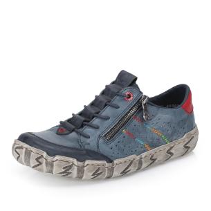 Dámské polobotky RIEKER L0357-12 modrá S6