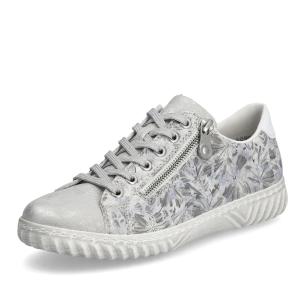 Dámské tenisky RIEKER N0900-90 stříbrná S6