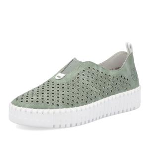 Dámské mokasíny RIEKER M8350-52 zelená S5