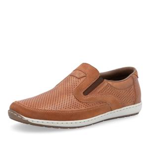 Pánské mokasíny RIEKER 08858-24 hnědá S5