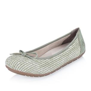 Dámské baleríny RIEKER 43850-52 zelená S6