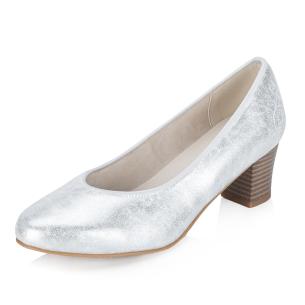 Dámské lodičky RIEKER 44650-90 stříbrná S6