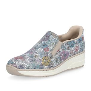 Dámské mokasíny RIEKER 48761-91 modrá S6