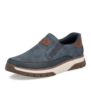 Pánské mokasíny RIEKER B9350-15 modrá S6