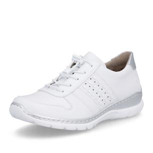 Dámské polobotky RIEKER L32F3-80 bílá S6