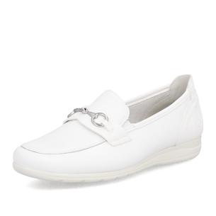 Dámské mokasíny RIEKER L9355-80 bílá S6