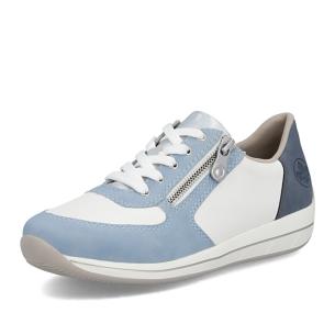 Dámské polobotky RIEKER N1112-10 modrá S6