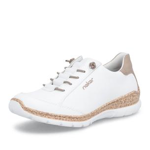 Dámské polobotky RIEKER N42K5-80 bílá S6