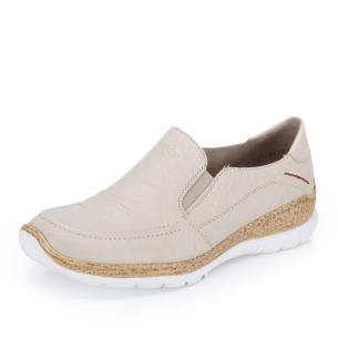 Dámské mokasíny RIEKER N4296-60 béžová S6