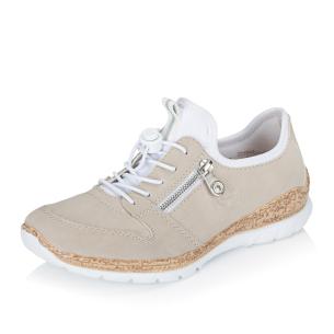 Dámské polobotky RIEKER N42G0-60 béžová S6