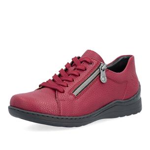 Dámské polobotky RIEKER 48901-35 červená W6