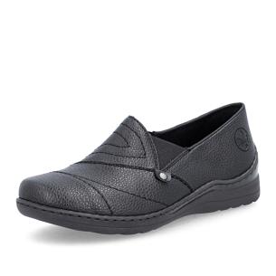 Dámské mokasíny RIEKER 48961-02 černá W6