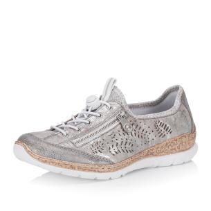 Dámské polobotky RIEKER N42K6-40 šedá S5