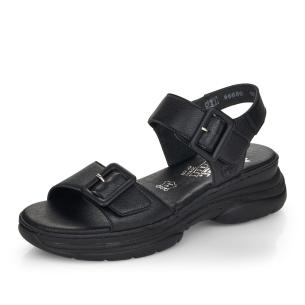 Dámské sandály RIEKER 66680-00 černá S5