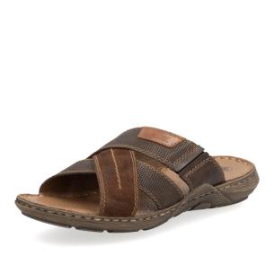 Pánské nazouváky RIEKER 22053-25 hnědá S6