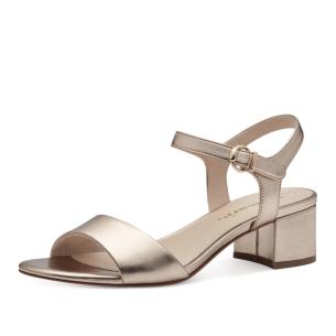 Dámské sandály TAMARIS 28249-42-933 zlatá S5