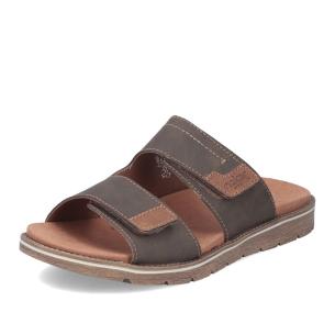 Pánské nazouváky RIEKER 24394-25 hnědá S6