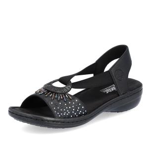 Dámské sandály RIEKER 60880-00 černá S4