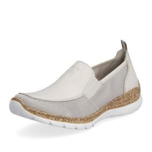 Dámské mokasíny RIEKER N4275-60 béžová S4
