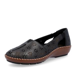 Dámské baleríny RIEKER 44870-00 černá S5