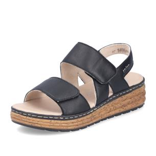 Dámské sandály RIEKER 62761-00 černá S5