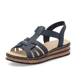 Dámské sandály RIEKER 62918-14 modrá S6