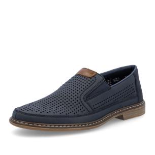 Pánské mokasíny RIEKER 13459-14 modrá S6