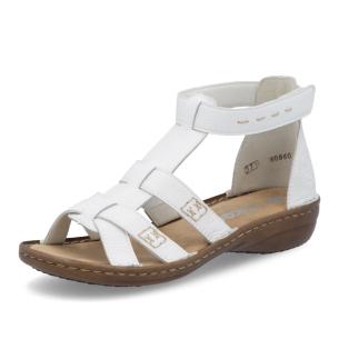 Dámské sandály RIEKER 60860-80 bílá S5