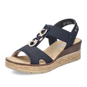 Dámské sandály RIEKER 63798-14 modrá S5