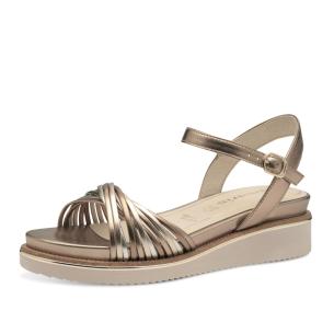 Dámské sandály TAMARIS 28218-44-988 zlatá S5