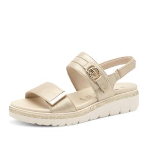 Dámské sandály TAMARIS 28264-44-179 zlatá S5