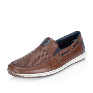 Pánské mokasíny RIEKER 08867-25 hnědá S6