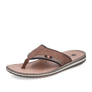Pánské žabky RIEKER 21084-23 hnědá S6