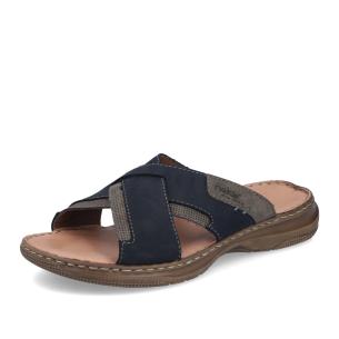 Pánské nazouváky RIEKER 21493-14 modrá S6