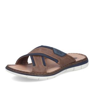 Pánské nazouváky RIEKER 25182-14 hnědá S6