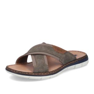 Pánské nazouváky RIEKER 25182-25 šedá S6