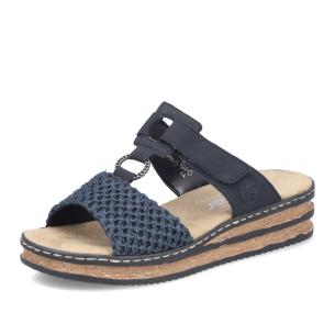 Dámské nazouváky RIEKER 62943-14 modrá S6