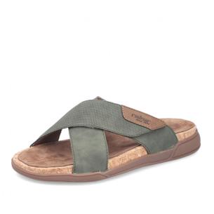 Pánské nazouváky RIEKER 27070-54 zelená S6