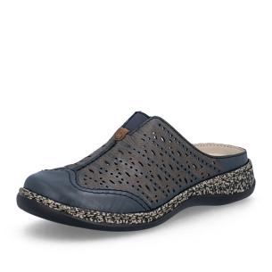 Dámské nazouváky RIEKER 46376-14 modrá S6