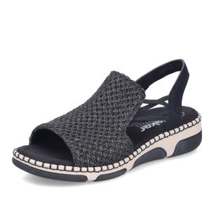 Dámské sandály RIEKER 66241-00 černá S6