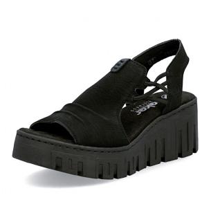 Dámské sandály RIEKER 68075-00 černá S6