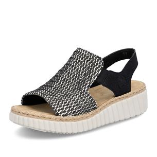 Dámské sandály RIEKER 69276-00 černá S6