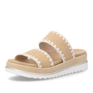 Dámské nazouváky REMONTE D3P52-20 béžová S6