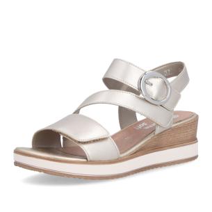 Dámské sandály REMONTE D6466-90 zlatá S6