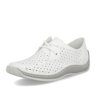 Dámské polobotky RIEKER L1722-80 bílá S6