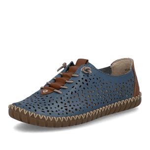 Dámské polobotky RIEKER M2856-12 modrá S6