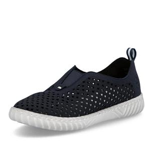 Dámské mokasíny RIEKER N0965-14 modrá S6