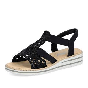 Dámské sandály RIEKER V0646-00 černá S6