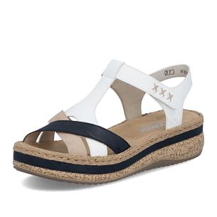 Dámské sandály RIEKER V0919-81 bílá S6